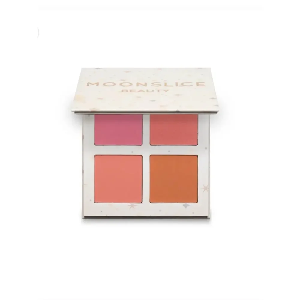 Moonslice Beauty Blushing Moon Blush Quad Palette, Brand NEW